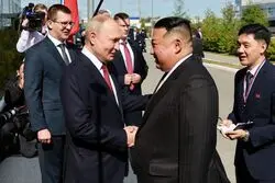 دیدار اون و پوتین در ایستگاه فضایی ساعاتی پس از موشک‌پرانی صبح‌گاهی