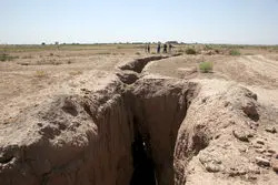 فرونشست زمین در البرز ۱۴۵ برابر استاندارد جهانی است