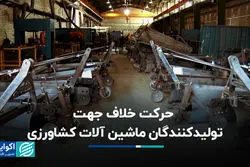 حرکت خلاف جهت تولیدکنندگان ماشین آلات کشاورزی