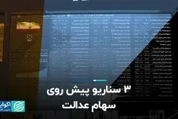 3 سناریو پیش روی سهام عدالت