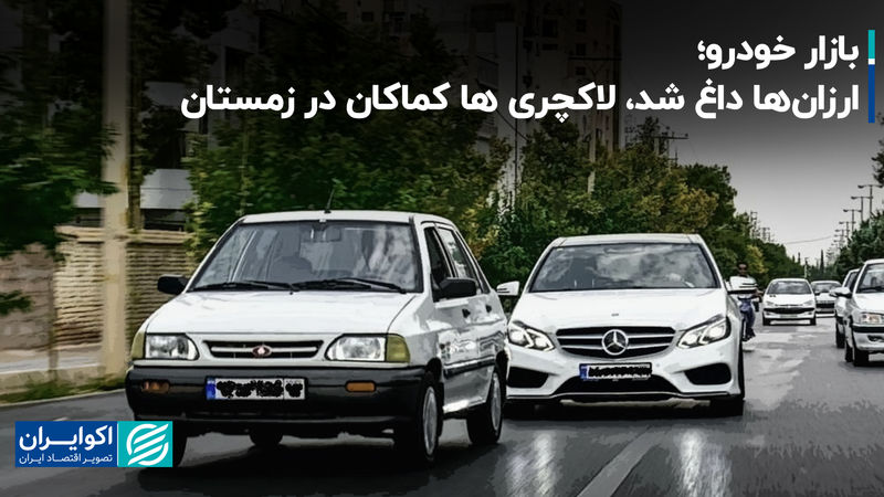 بازار خودرو؛ ارزان ها داغ شد، لاکچری ها کماکان در زمستان