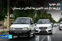 بازار خودرو؛ ارزان ها داغ شد، لاکچری ها کماکان در زمستان