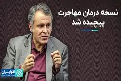 نسخه درمان مهاجرت پیچیده شد