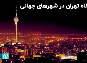 رتبه تهران در میان شهرهای جهان