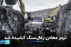 ترمز معادن زغال‌سنگ کشیده شد