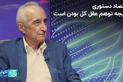 اقتصاد دستوری نتیجه توهم عقل کل بودن است