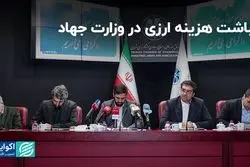 انباشت هزینه ارزی در وزارت جهاد