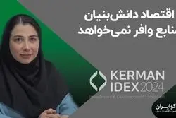 اقتصاد دانش‌بنیان منابع وافر نمی‌خواهد