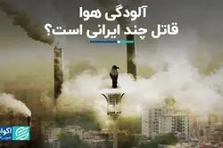 آلودگی هوا در ایران چند نفر را کشته است؟
