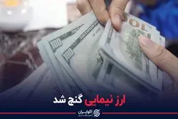 ارز نیمایی گم شد