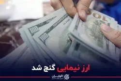 ارز نیمایی گم شد