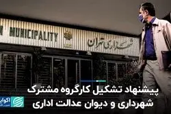 پیشنهاد تشکیل کارگروه مشترک شهرداری و دیوان عدالت اداری