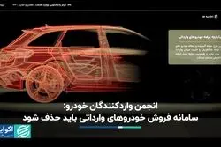 موضع انجمن واردکنندگان خودرو در برابر سامانه یکپارچه