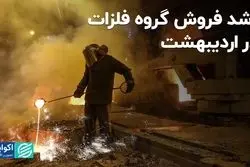 رشد فروش گروه فلزات در اردیبهشت