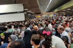 ورود مدیریت بحران شهرداری به تجمعات انبوه

