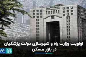 اولویت وزارت راه و شهرسازی دولت پزشکیان در بازار مسکن
