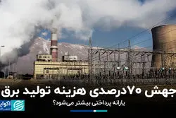 جهش ۷۰درصدی هزینه تولید برق