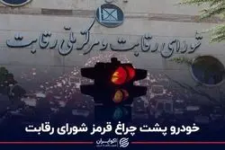 خودرو پشت چراغ قرمز شورای رقابت
