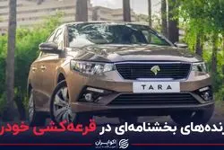 برنده‌های بخشنامه‌ای در قرعه‌کشی خودرو