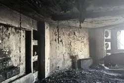 گزارش حریق در یک برج مسکونی در شهرک خرازی