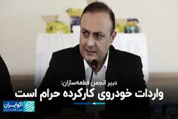 دبیر انجمن قطعه‌سازان: واردات خودروی کارکرده حرام است