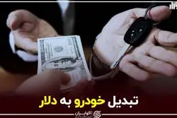 تبدیل خودرو به دلار