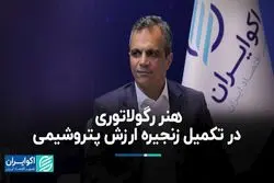 هنر رگولاتوری در تکمیل زنجیره ارزش پتروشیمی