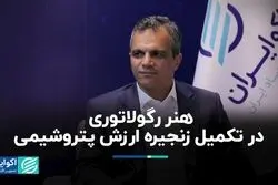 هنر رگولاتوری در تکمیل زنجیره ارزش پتروشیمی