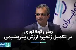 هنر رگولاتوری در تکمیل زنجیره ارزش پتروشیمی