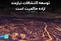 توسعه اکتشافات نیازمند اراده حاکمیت است