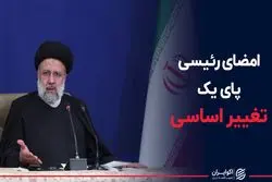امضای رئیسی پای یک تغییر اساسی