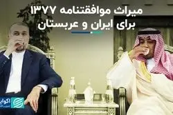 میراث موافقتنامه 1377 برای ایران و عربستان