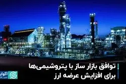 توافق بازار ساز با پتروشیمی‌ها برای افزایش عرضه ارز