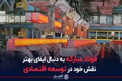 فولاد مبارکه به دنبال ایفای بهتر نقش خود در توسعه اقتصادی