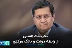 بانک مرکزی باید خود را ایزوله کند؟/ تجربیات همتی از رابطه دولت و بانک مرکزی