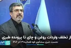 از تخلف واردات روغن و چای تا پرونده طبری/ نشست خبری سخنگوی قوه قضائیه 29 آذر ۱۴۰۲