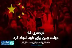 دردسر اقتصادی که دولت چین برای خود ایجاد کرد
