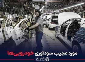 مورد عجیب سودآوری خودرویی‌ها