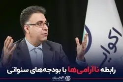  رابطه ناآرامی‌ها با بودجه‌های‌ سنواتی