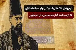 خدمات اقتصادی امیر کبیر به ایران چه بود ؟