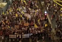 تظاهرات گسترده شهرک‌نشینان علیه نتانیاهو/ جنگ را پایان دهید