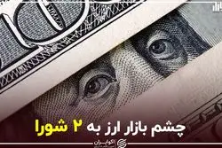 چشم بازار ارز به ۲ شورا