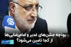 بودجه جشن‌های غدیر و امام‌رضایی‌ها از کجا تامین می‌شود؟