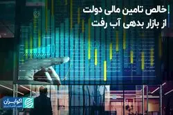خالص تامین مالی دولت از بازار بدهی آب رفت