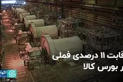رقابت 11 درصدی فملی در بورس کالا