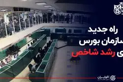 راه جدید سازمان بورس برای رشد شاخص