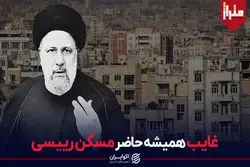 غایب همیشه حاضر مسکن رییسی