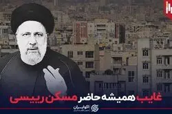 غایب همیشه حاضر مسکن رییسی