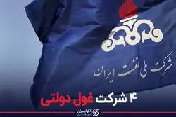 ۴ شرکت غول دولتی