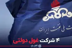 ۴ شرکت غول دولتی